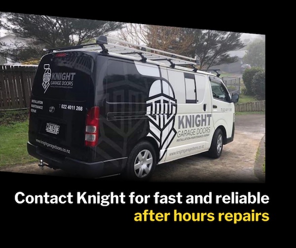 After hours repairs - Knight Garage Doors - Auckland