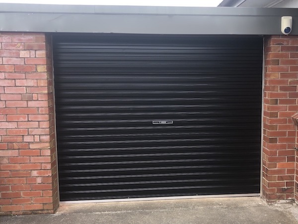 Auckland Garage Door Knight Black Installation New Coloursteel roller