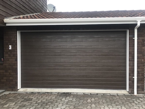 Ribline sectional garage door - 2394 Lignite